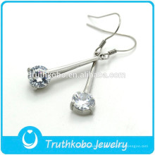 TKB-E0088 Bijoux anciens pour femmes Chanderlier petites boucles d&#39;oreilles en diamant avec goutte cz